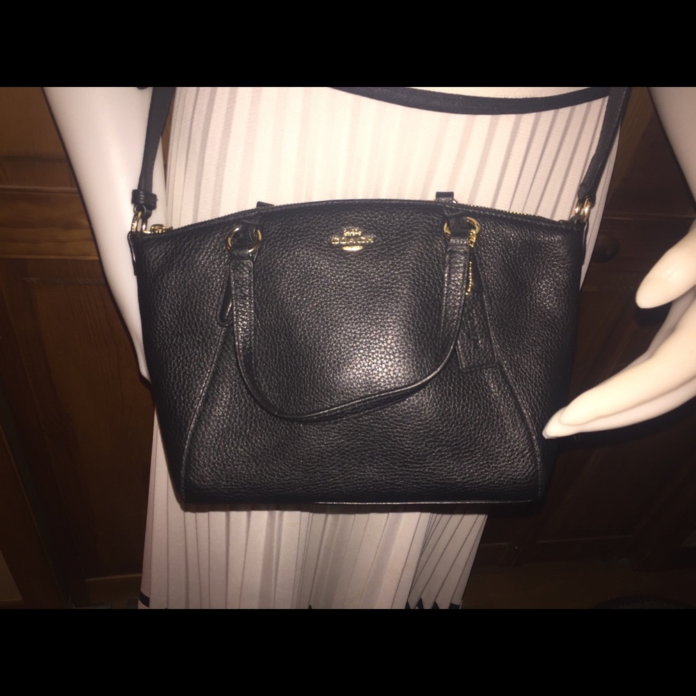 BNWT BLACK COACH PURSE, CROSSBODY PERFECT NO FLAWS